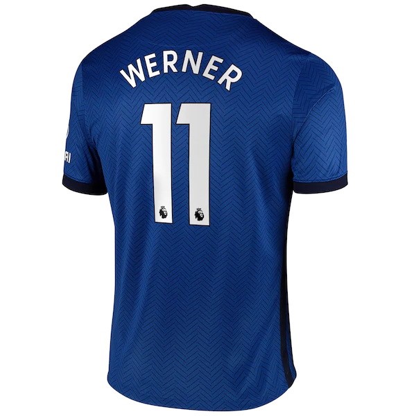 Camiseta Chelsea NO.11 Werner Primera equipo 2020-2021 Azul
